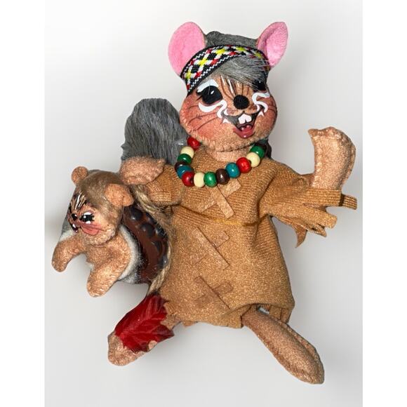 Annals Doll 6IN Indian Chipmunk With Bucket Retired 2022 Collectible With Tags - Picture 1 of 8